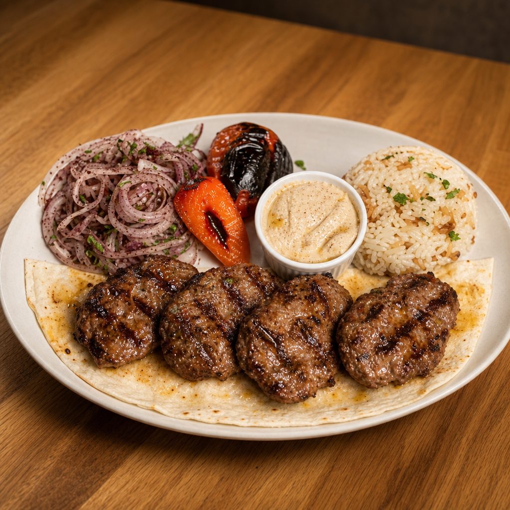 Grilled Kofte.