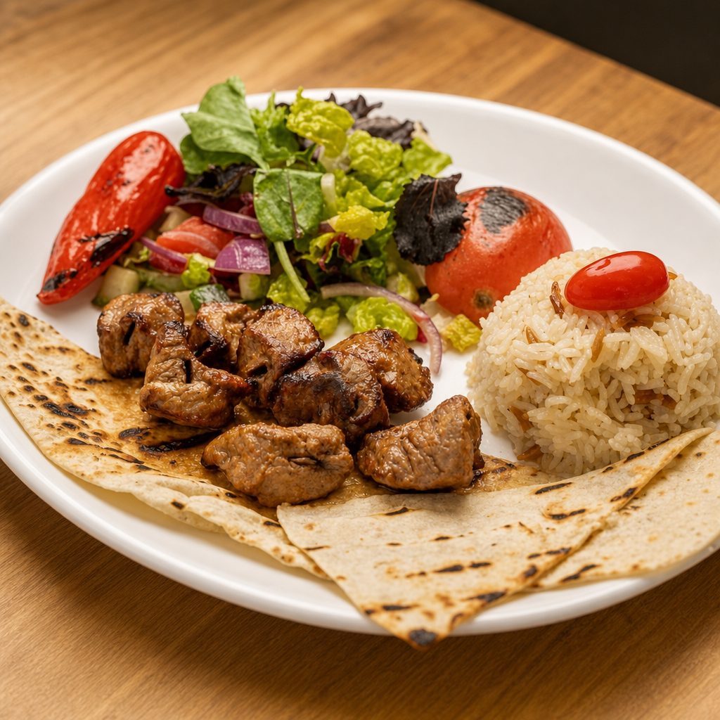 Beef Shish Kebab.